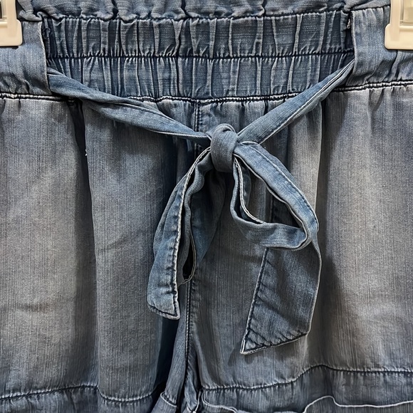 Blue tie shorts, size small - Picture 3 of 5